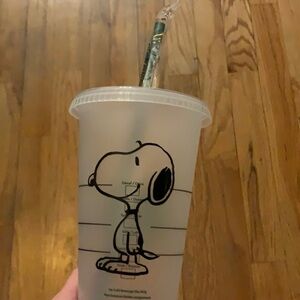 Mystery Starbucks cup with straw